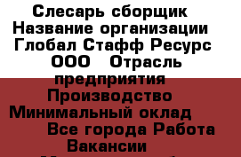 Слесарь-сборщик › Название организации ­ Глобал Стафф Ресурс, ООО › Отрасль предприятия ­ Производство › Минимальный оклад ­ 35 000 - Все города Работа » Вакансии   . Мурманская обл.,Оленегорск г.